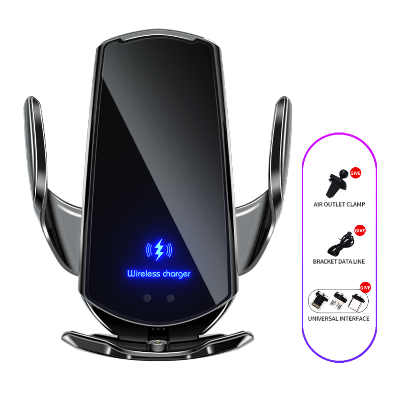 Wireless Automatic Sensor Car Phone Holder and Charger – BckMall