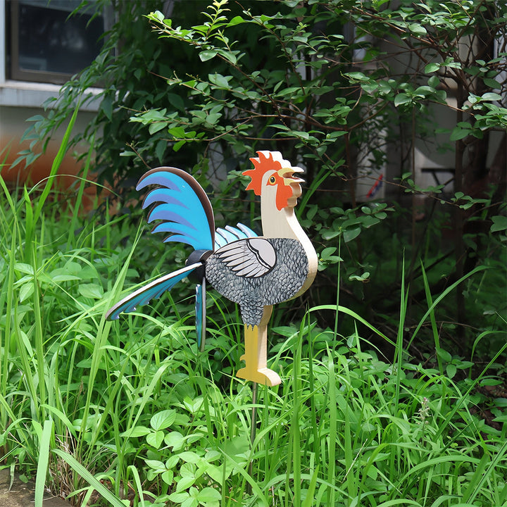 Chicken Windmill 2026 Best Garden Decor-The Live Rooster Windmills – BckMall